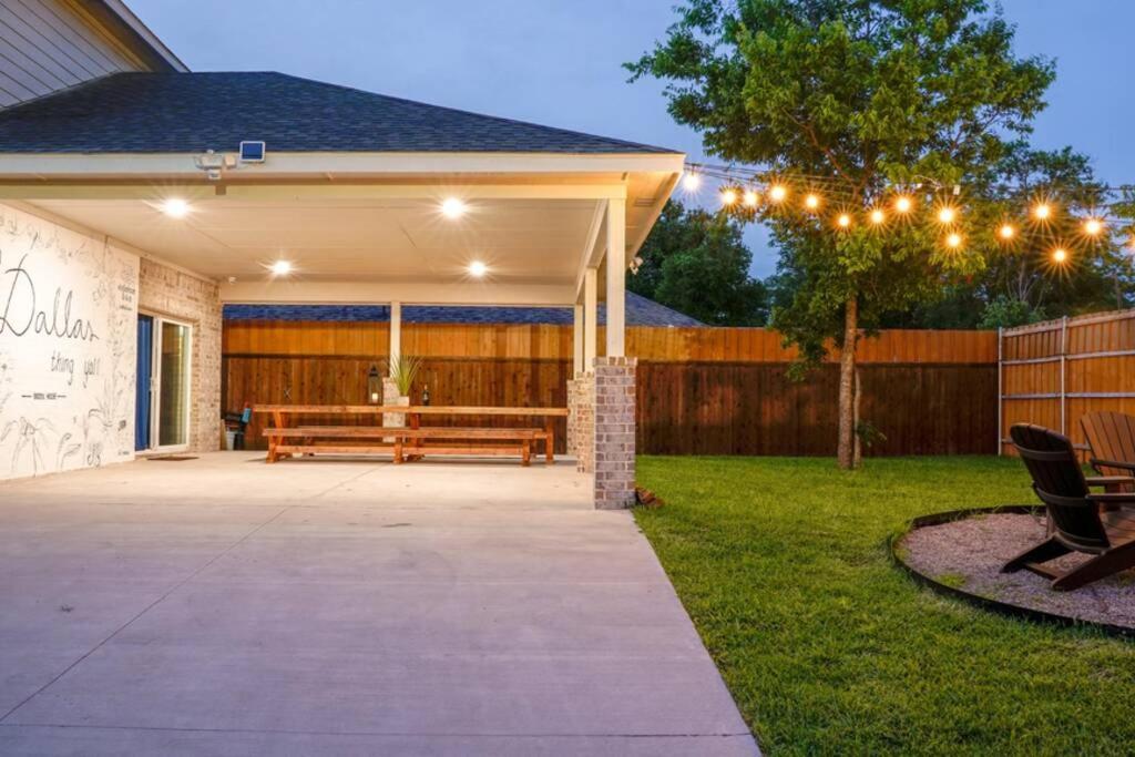 Dallas 4Br Large Yard W Hot Tub , Fire Pit And Basketball Hoop Esterno foto